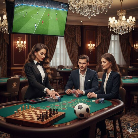 艾乐棋牌游戏界面示意